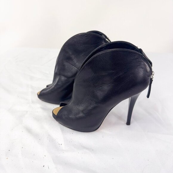 vero cuoio giuseppe zanotti design BOOTS WITH ZIP UP BACK SIZE 38 - Picture 2 of 7